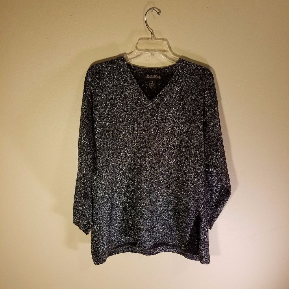 Vintage‎ sparkle sweater top